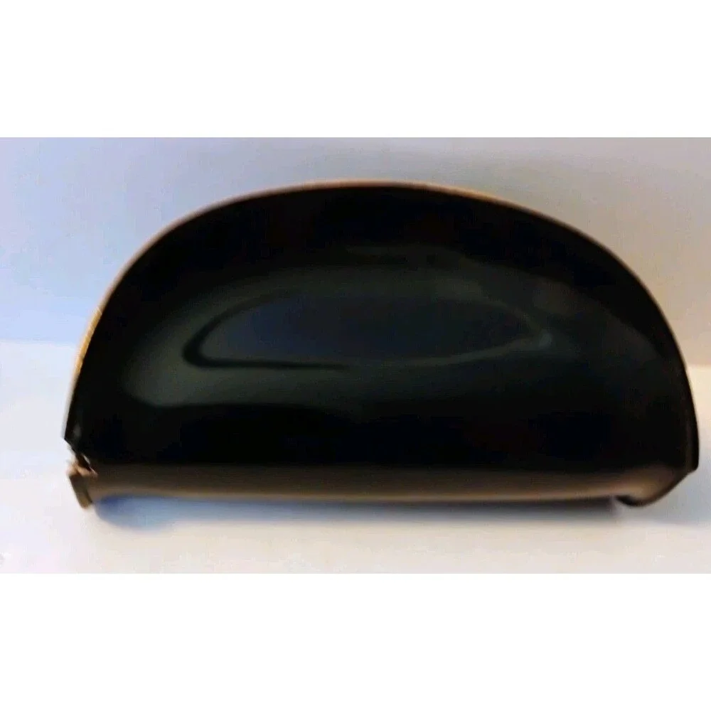 Bebe Black Patent Clamshell Sunglasses Case Soft Eyeglass Pouch Pink Logo Velvet